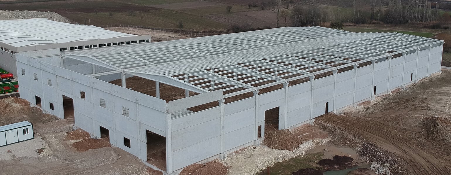 Betonarme Prefabrik Taşıyıcı Sistem